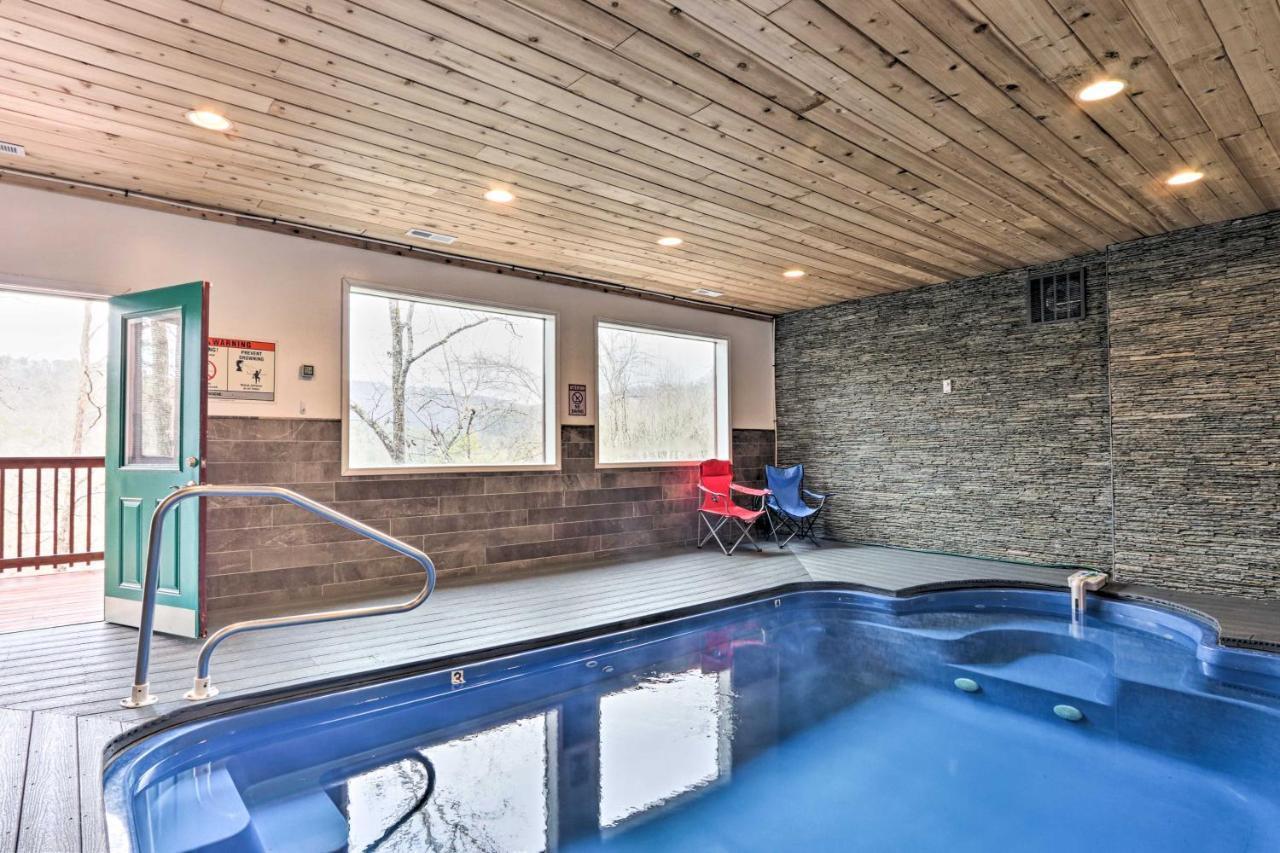 Pigeon Forge Cabin Sauna, Saltwater Pool And Views! سيفيرفيل المظهر الخارجي الصورة