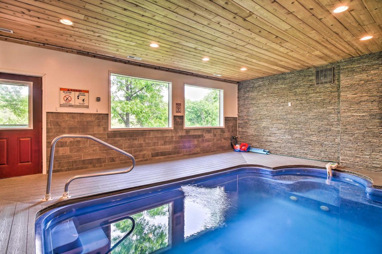 Pigeon Forge Cabin Sauna, Saltwater Pool And Views! سيفيرفيل المظهر الخارجي الصورة