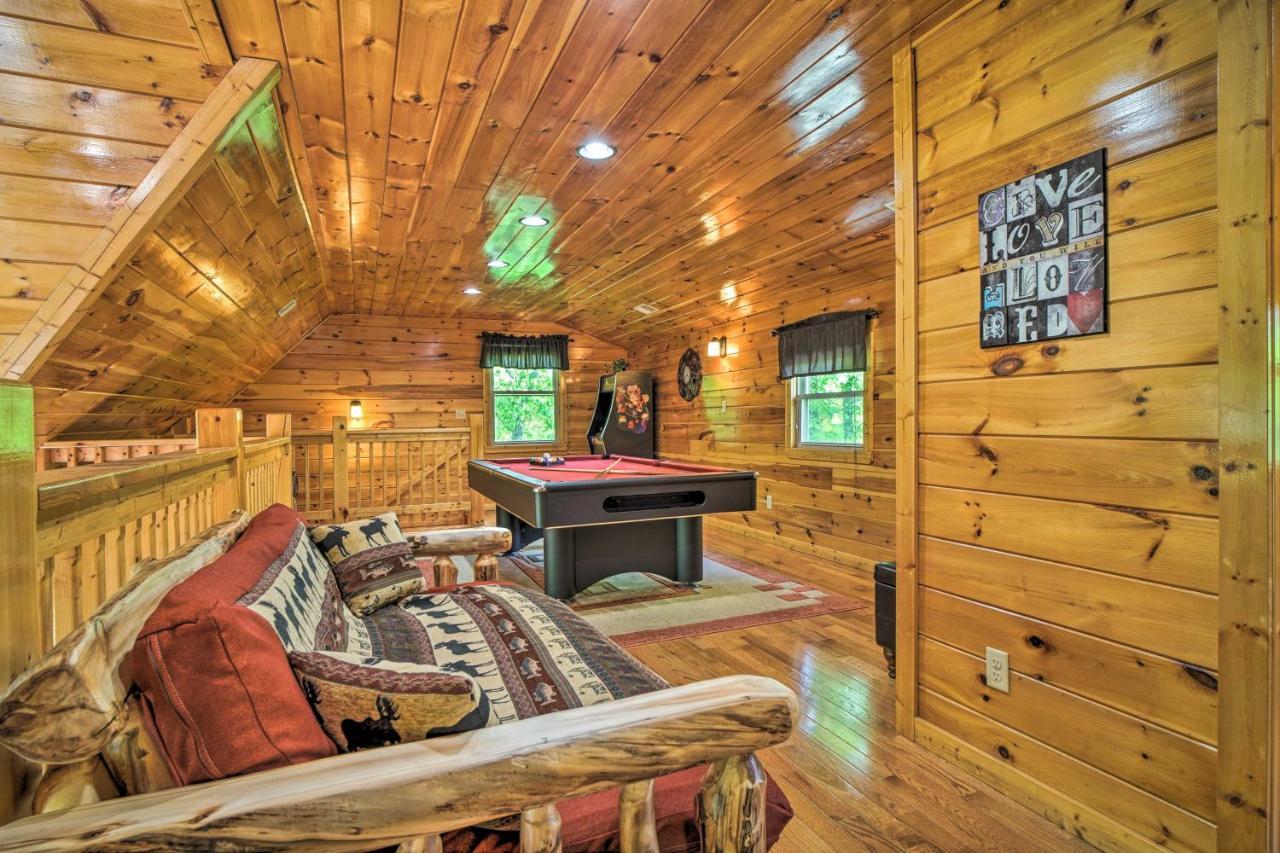Pigeon Forge Cabin Sauna, Saltwater Pool And Views! سيفيرفيل المظهر الخارجي الصورة
