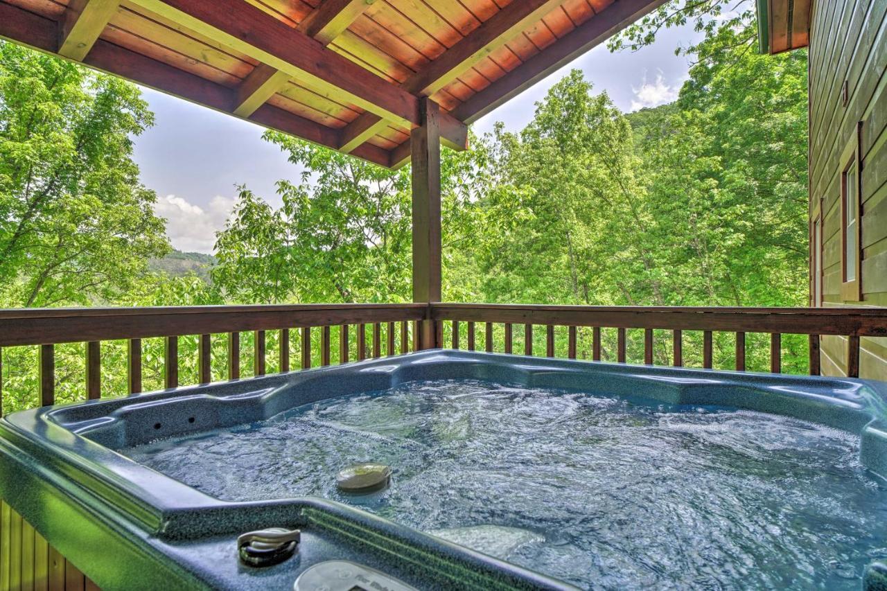 Pigeon Forge Cabin Sauna, Saltwater Pool And Views! سيفيرفيل المظهر الخارجي الصورة