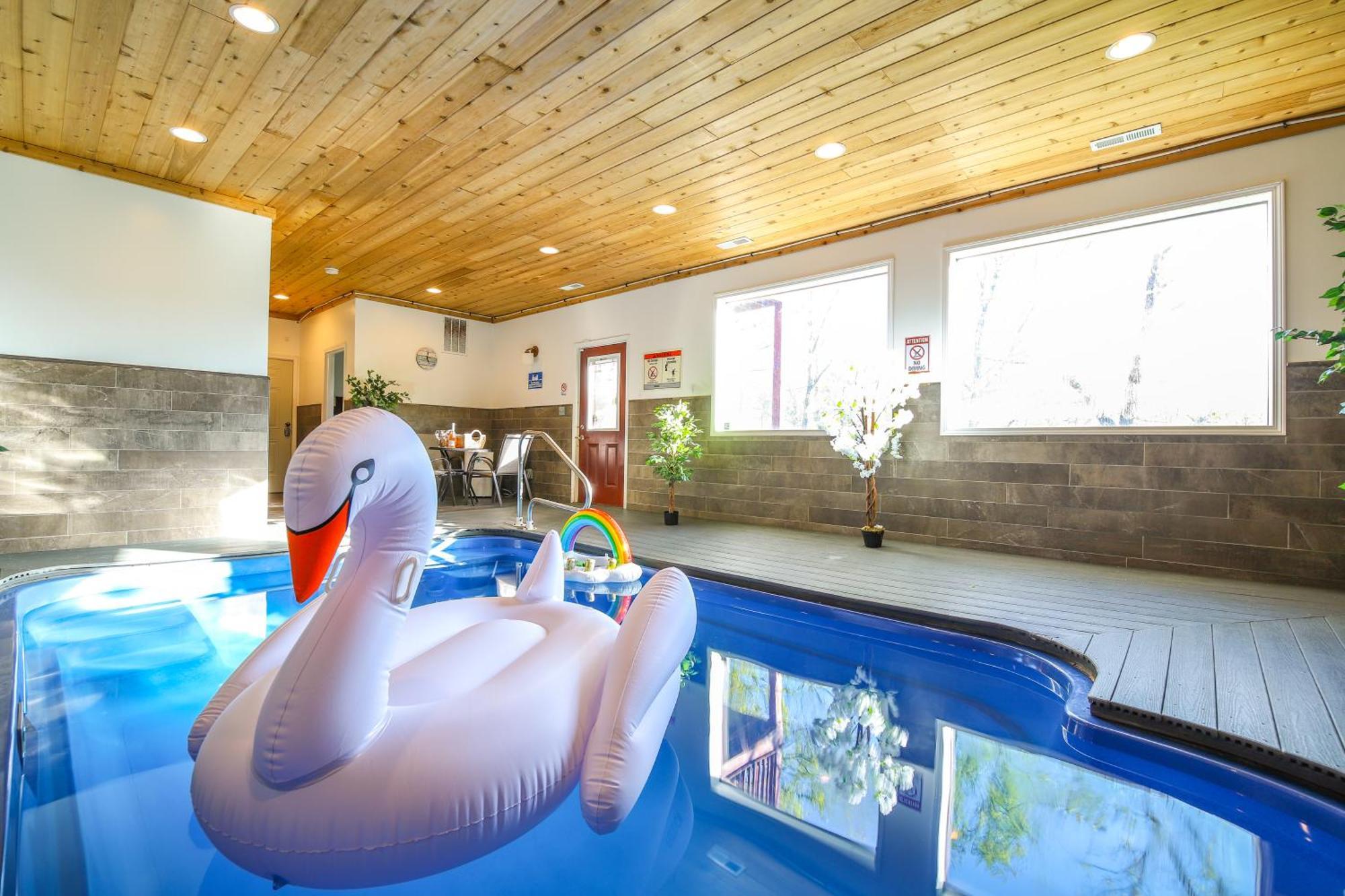 Pigeon Forge Cabin Sauna, Saltwater Pool And Views! سيفيرفيل المظهر الخارجي الصورة