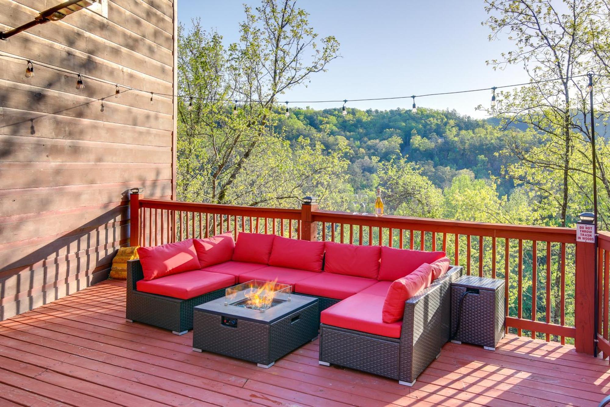 Pigeon Forge Cabin Sauna, Saltwater Pool And Views! سيفيرفيل المظهر الخارجي الصورة